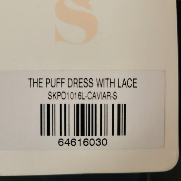 Selkie Puff Dress in Caviar S NWT FLAWED - Picture 10 of 15
